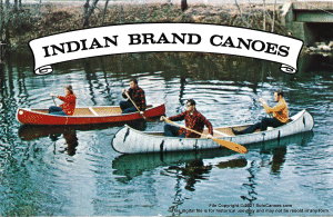 1970s Indian Brand Canoes Catalog