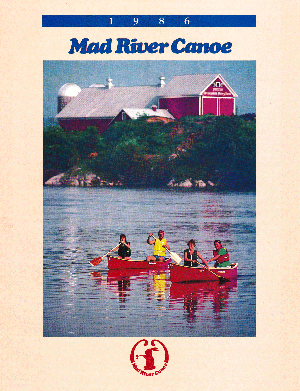 1986 Mad River Canoe Catalog