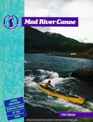 1990 Mad River Canoe Catalog