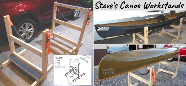 Steve's Canoe Workstands